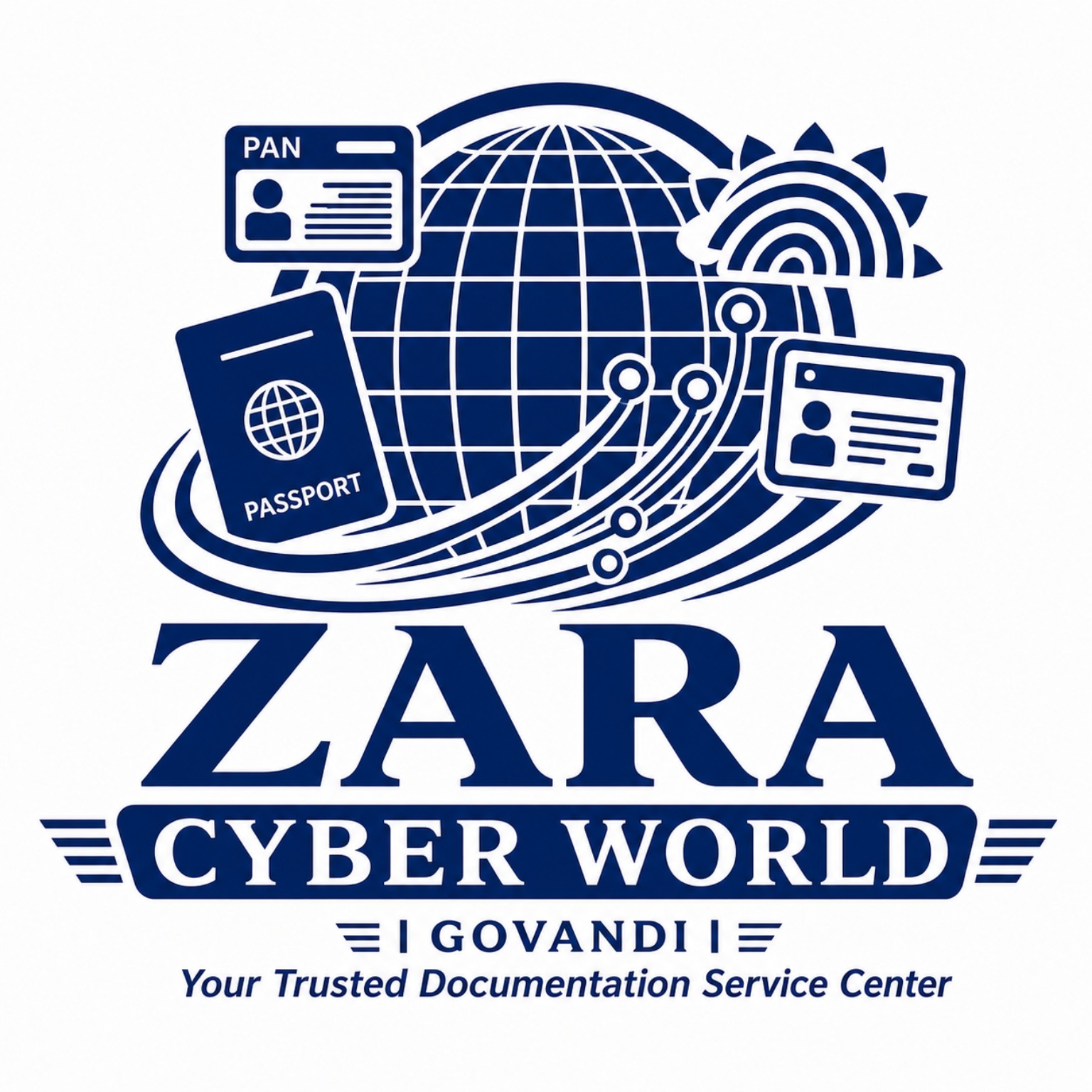 Official ZARA CYBER WORLD Logo
